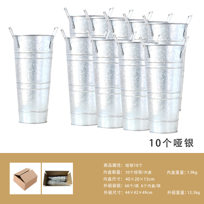 매트 실버 10개 + 내부 상자 포장