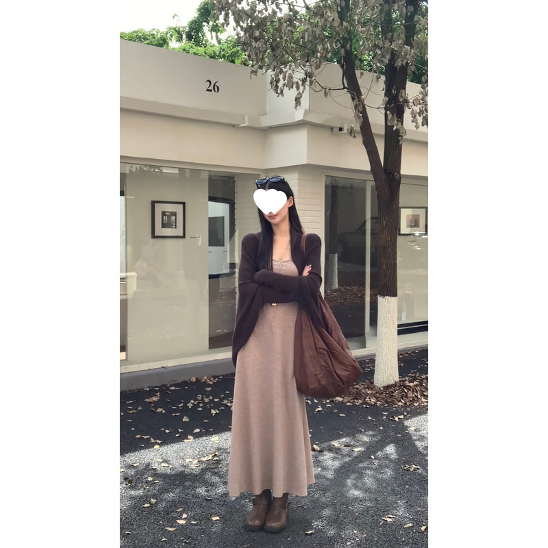 红人馆针织开衫女韩系氛围感早秋穿搭上衣慵懒巨好看轻熟毛衣外套|undefined