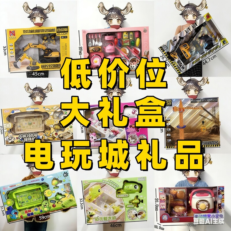 Big Gift Box Toys Educational Children's Toys for Boys and Girls Excavator Video Game Arcade Ring Toss Gifts Street Stall Night Market Toys Wholesale Big Gift Box Toys Educational Children's Toys for Boys and Girls Excavator Video Game Arcade Ring Toss Gifts Street Stall Night Market Toys Wholesale