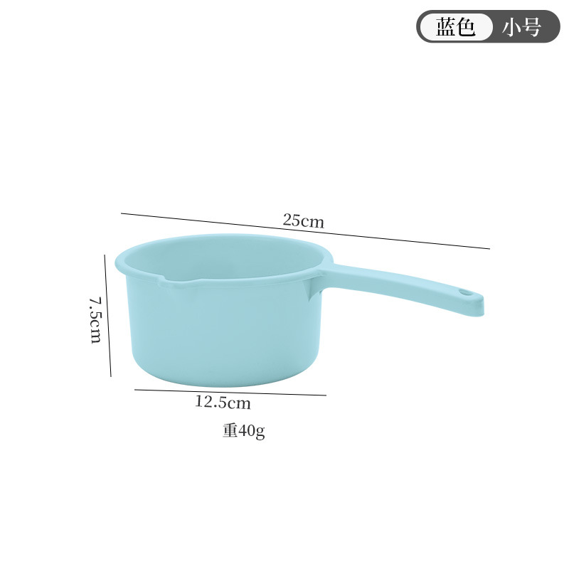 Blue water ladle