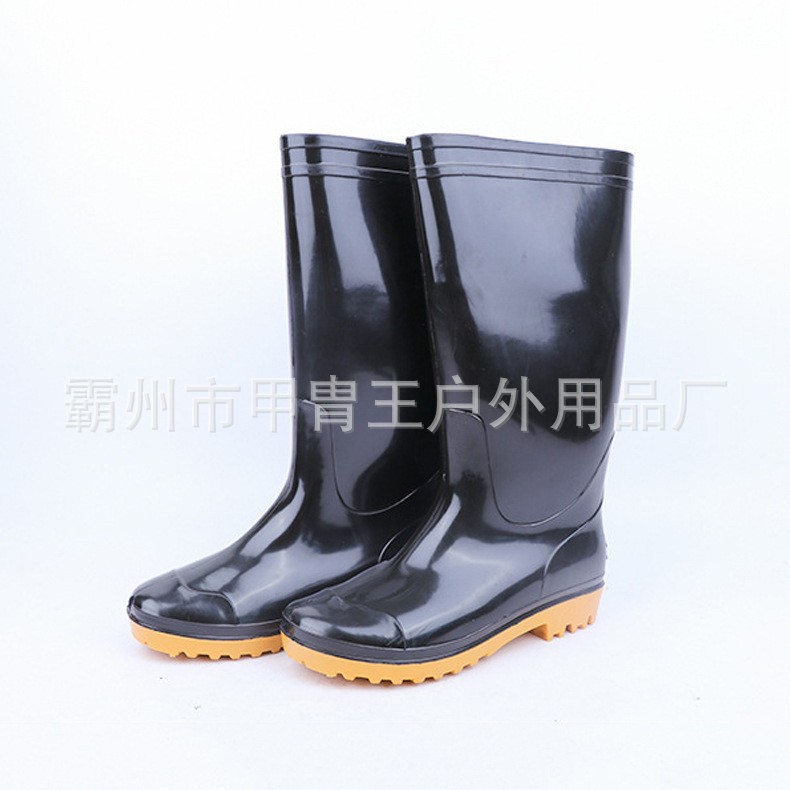 消防救援雨鞋工业工地劳保雨靴防砸防穿刺防汛水鞋防水防滑水靴