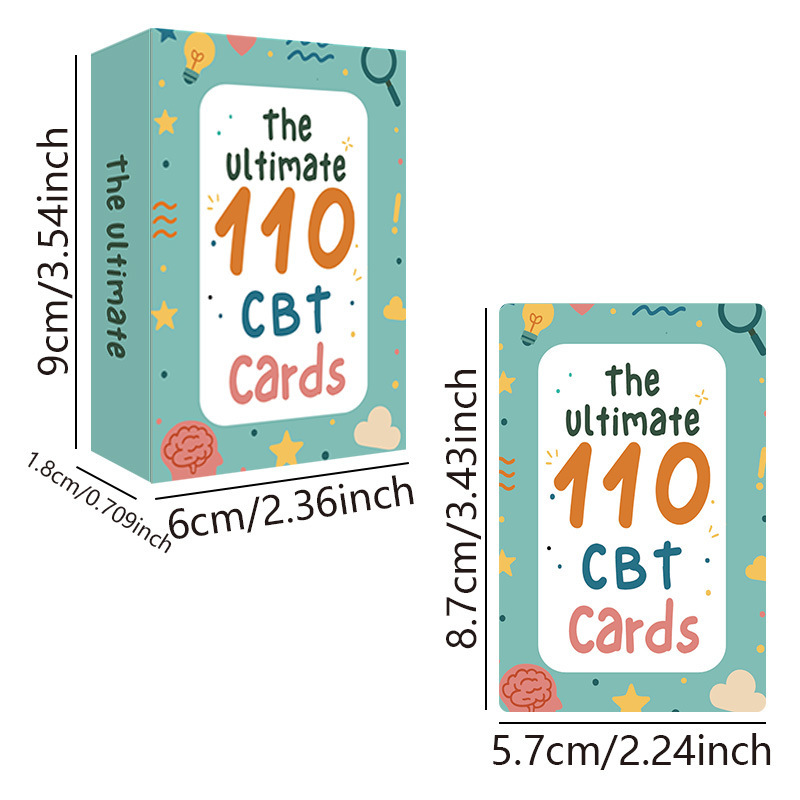 跨境 the vltimate 110 cbt cards 终极110个CBT心理健康卡牌现货|undefined