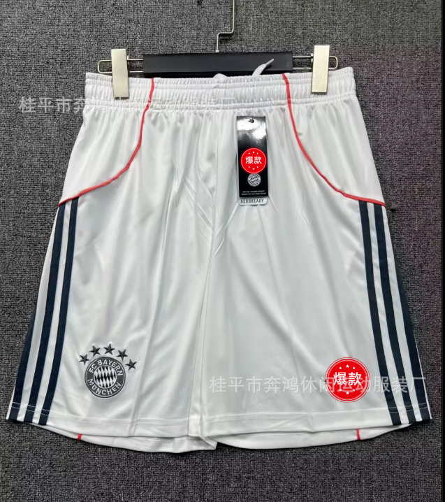 球迷版足球服短裤2526新迈阿密切尔西皇马巴萨大巴黎泰版足球短裤|undefined