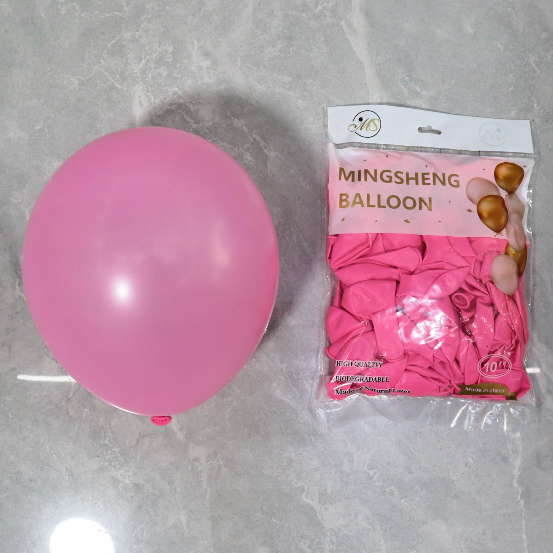 Venta al por mayor de 10 pulgadas 2,2G globo de látex engrosado visita a los Estados Unidos mate redondo cumpleaños fiesta suministros decoración Matt globo