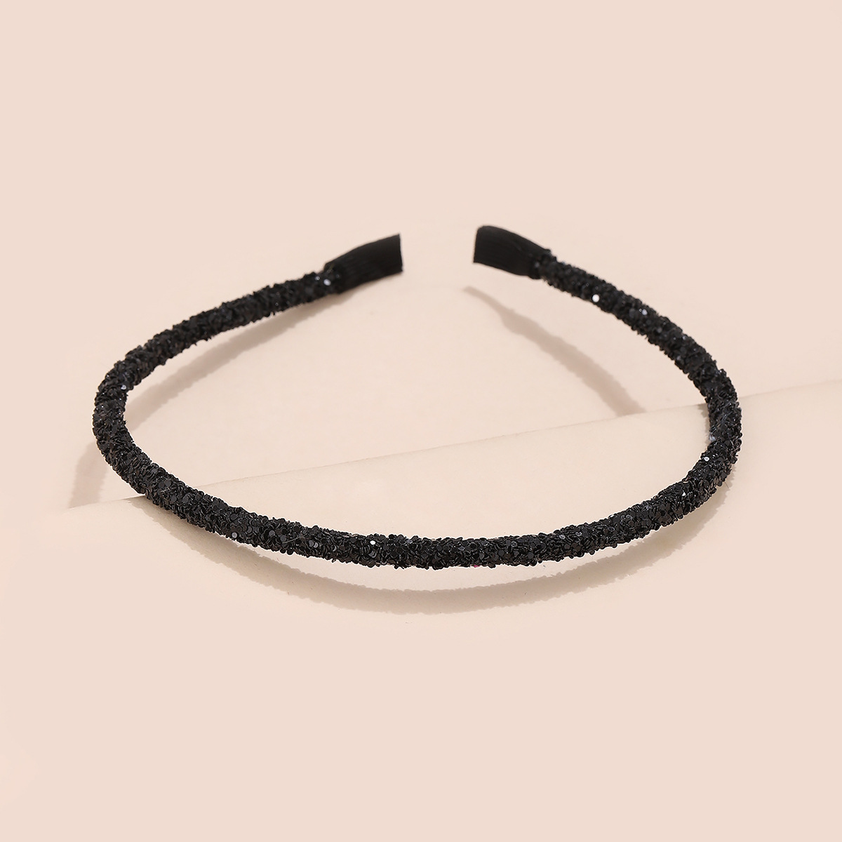 Nuevo estilo europeo y americano de Navidad transfronterizas joyas de cabello de pañuelo de cabeza de mujer cebolla dorada brillante polvo de cabello fija fuente de tarjeta de cabello fina