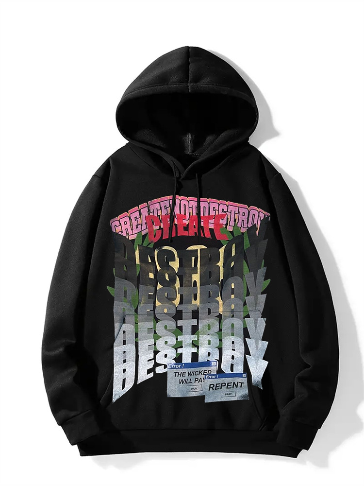 Y2K Gothic Streetwear Hoodie mit 3D-Skelett-Print – Unisex Oversized Zip-Up Jacke für Damen und Herren_voghion.com