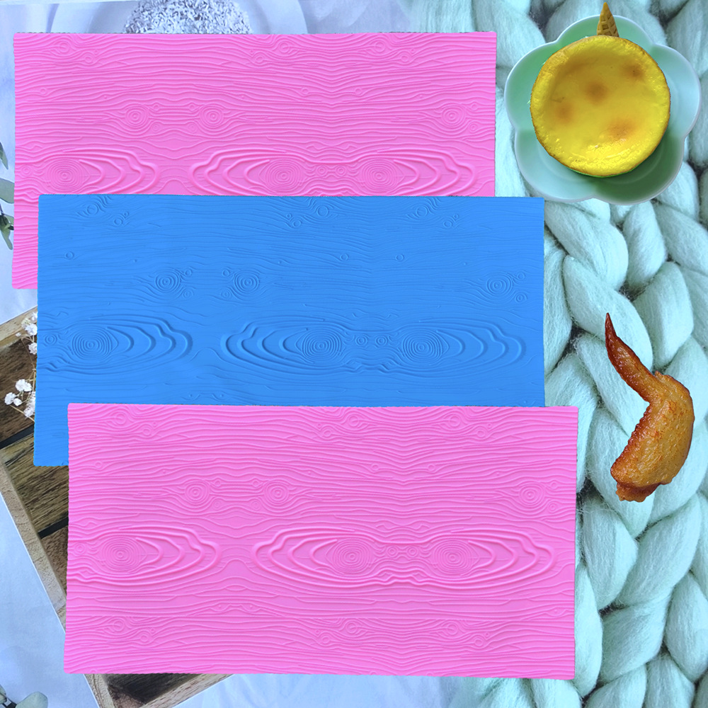 树皮蕾丝硅胶模具DIY巧克力翻糖蛋糕花边装饰烘焙硅胶模具