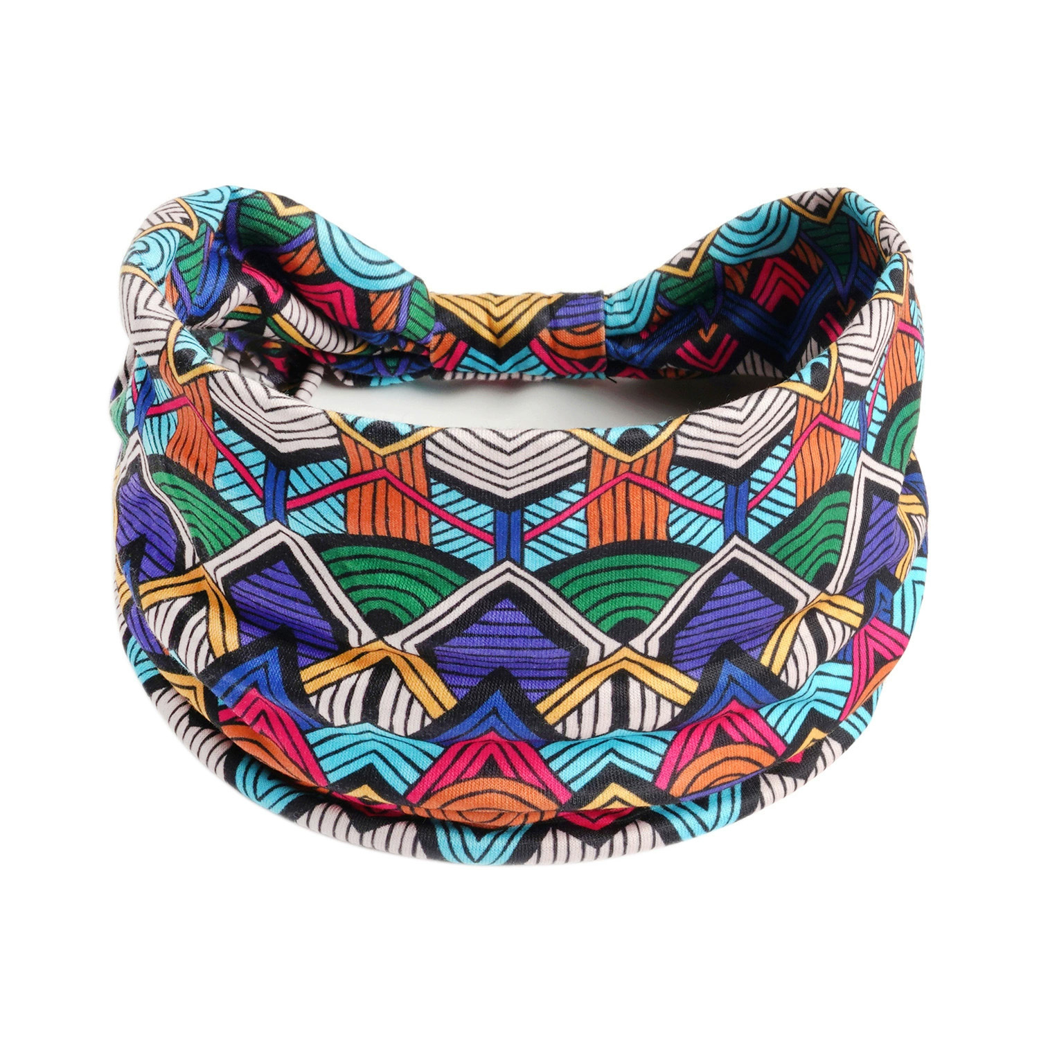 Retro Europa y los Estados Unidos venta cruzada de yoga damas correa de cabello toallas antiperspirantes elásticas algodón absorbedor correa de cabello nuevo accesorio para el cabello