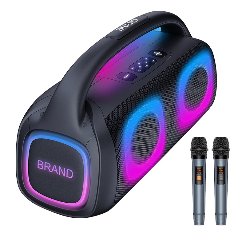 in stock DR-501 Factory Direct Cross-border Version Portable Portable Bluetooth Speaker with Microphone Party KTV Audio