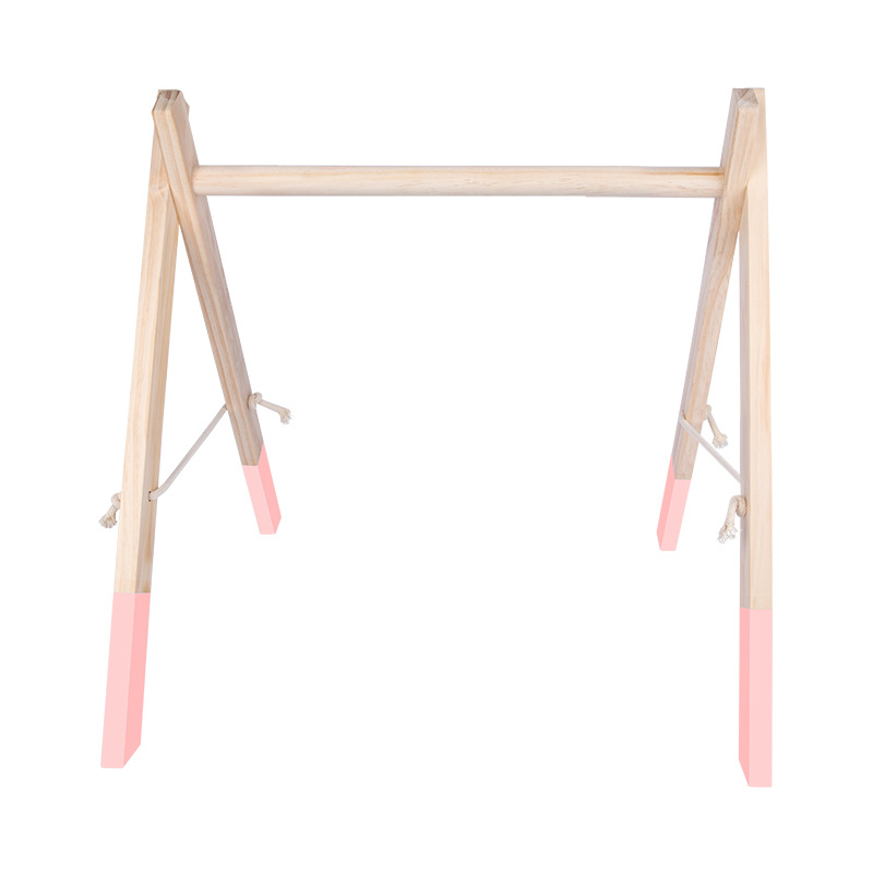 Diapositiva de madera interior swing escalada en roca combinación hogar pequeño juego paraíso Amazon Marco de escalada de madera maciza para niños