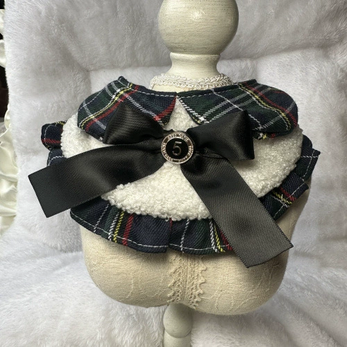 Рождественский бант для домашних животных кружевной воротник кружевной кружевной кружевной шеей