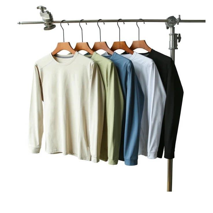 Outdoor mountain-style sports long-sleeved T-shirt with cool and breathable fabric, designed for couples, model 8836-BO Outdoor mountain-style sports long-sleeved T-shirt with cool and breathable fabric, designed for couples, model 8836-BO