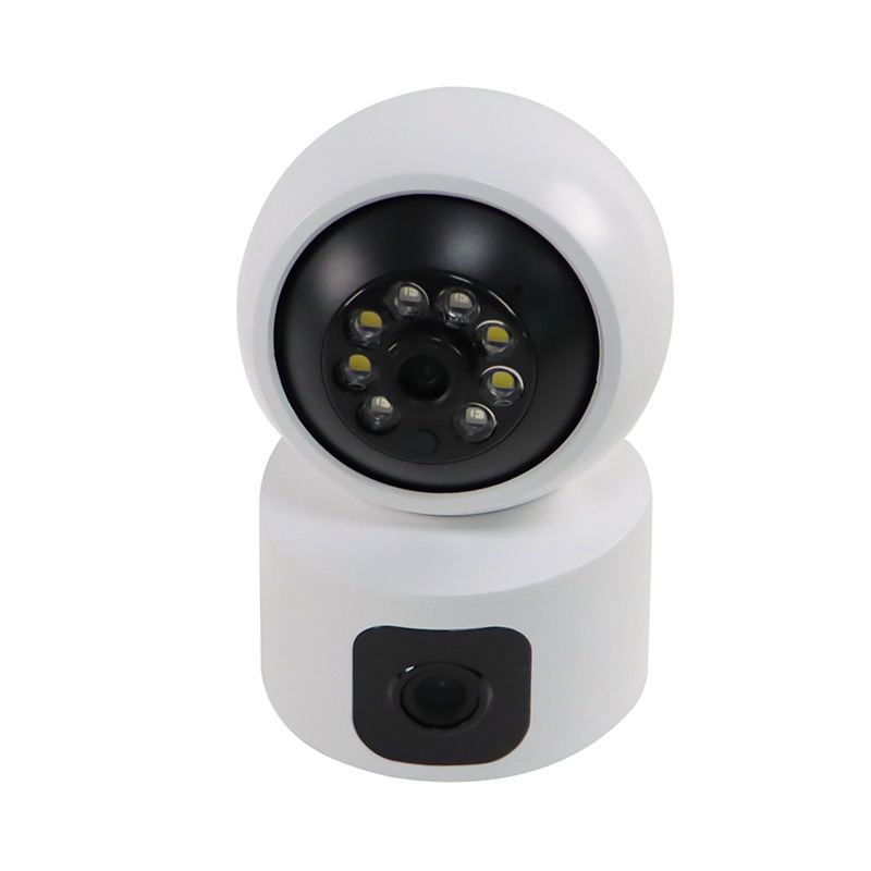 Cámara de vigilancia interior wifi de doble pantalla, teléfono móvil de enlace, visión nocturna de alta definición remota 1080P, monitor doméstico image 6