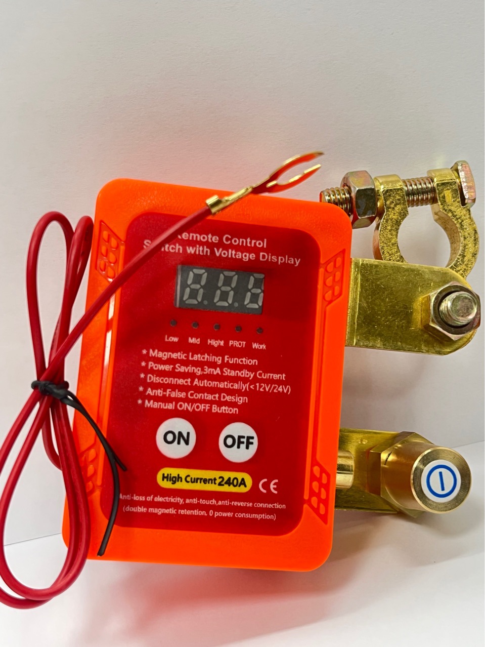 25 New Models of Cut-Off Switches 12V240A Remote Battery Disconnect Switch Automatic Power-Off Switch for Cars and Large Trucks