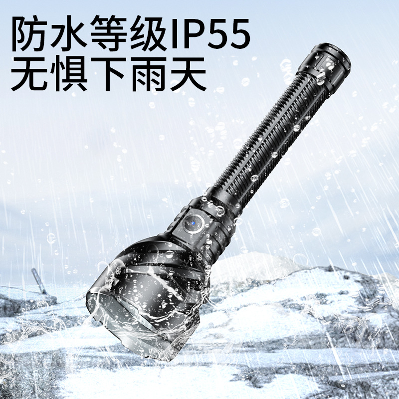 Linterna de fuego fuerte carga de luz super brillante TF02 condensador de luz de largo alcance ciclismo hotel al aire libre control de inundaciones linterna de alto lumen