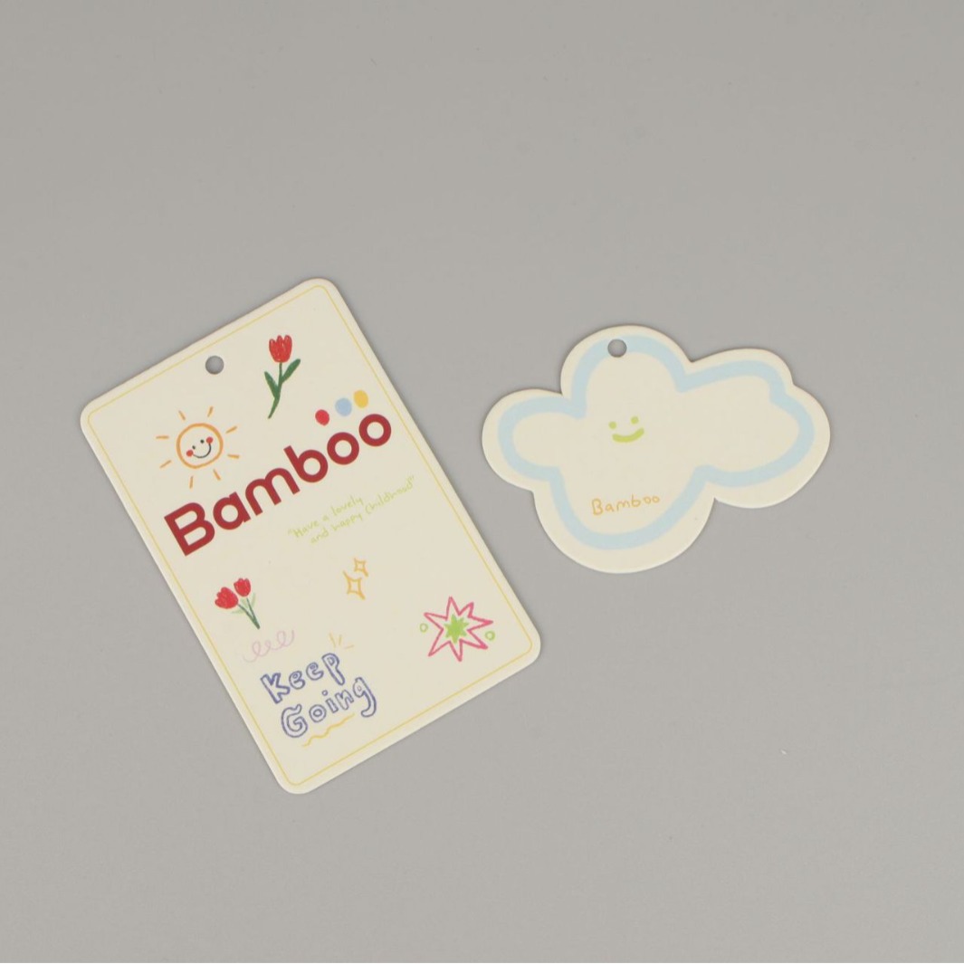 Cartoon plush toy tag card custom made clothes for women underwear…