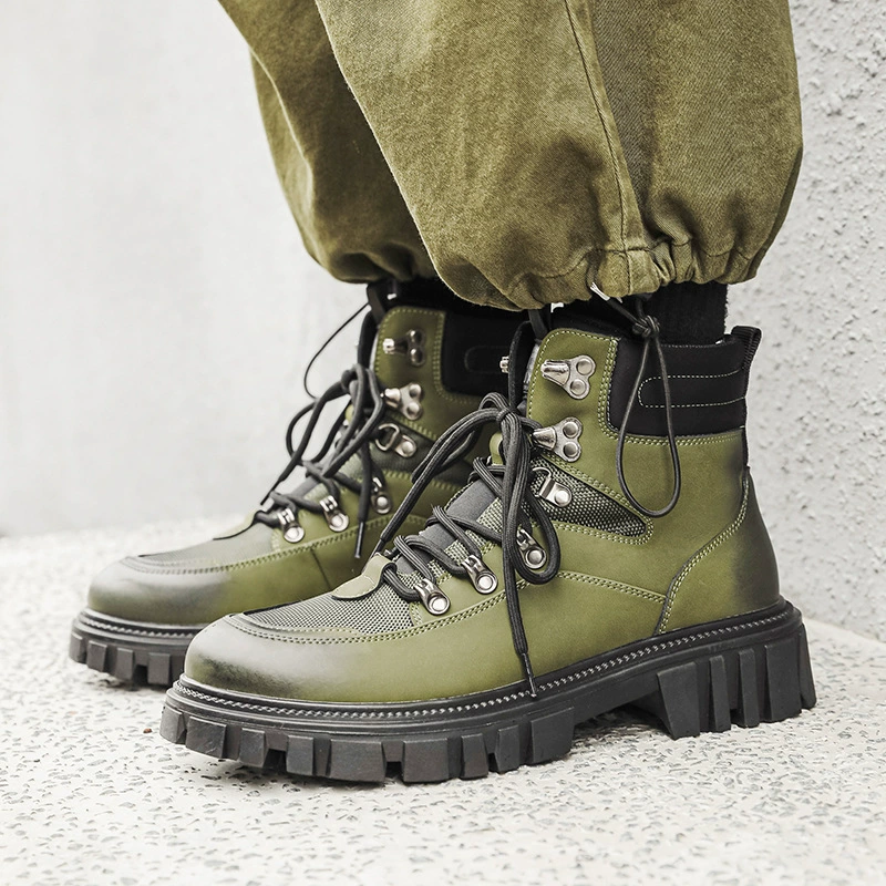 Цельная доставка, новые ботинки Martin, мужские высокие зимние военные с крючком, американский комбинезон, обувь для военного альпинизма ameikaji