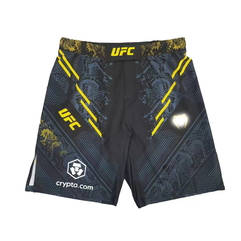 UFC Venom Fighting Shorts for Men MMA Mixed Martial Arts Training Pants Quick-Dry Breathable Combat Sanda Muay Thai