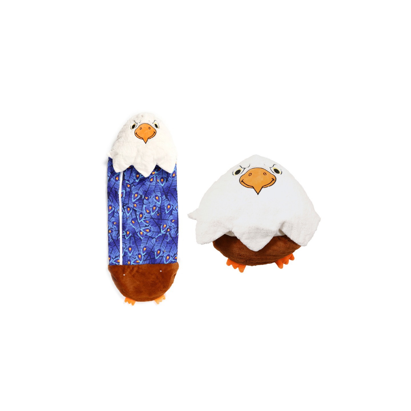 Bebé anti-kick edredón niños sobre bolsa de dormir de dibujos animados de una pieza plegable almohada niños camping saco de dormir camping