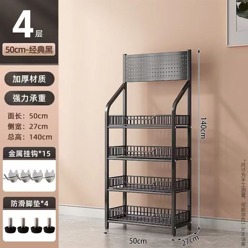 Estante metálico móvil para supermercado, bebidas y snacks, ideal para tiendas y mostradores.