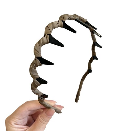 Hair hoop for women, face wash, toothed hair clip, non-slip, broken hair, hair press, French head hoop, internet celebrity 2024 new style