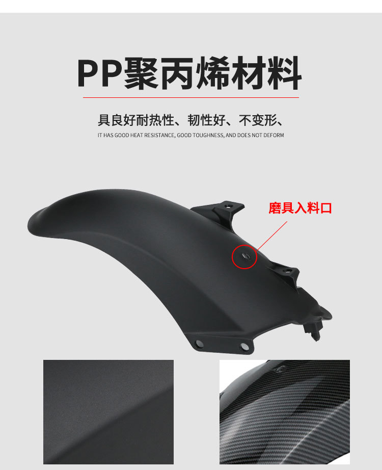 Suitable for 25 Honda Pcx160 Motorcycles with Extended Rear Fenders Adv160 Modified Anti-Mud Tiles and Sand Shields