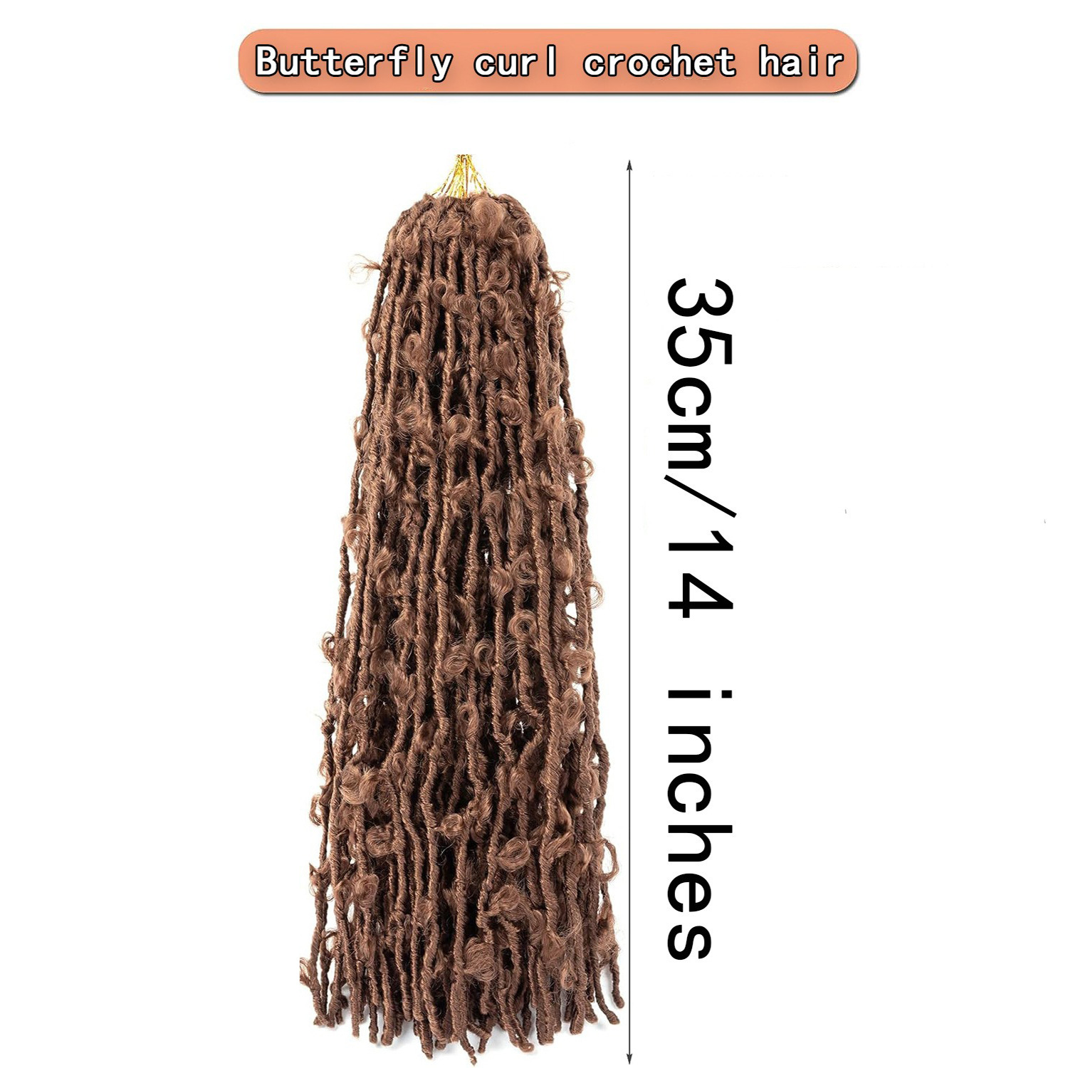 Temu/shein mariposa crochet cabello peluca africana trenza sucia Butterfly locs peluca de ganchillo