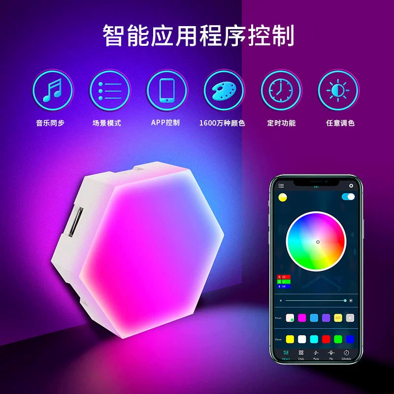Светильник с LED-индикацией, бра, Amazon, пульт дистанционного управления