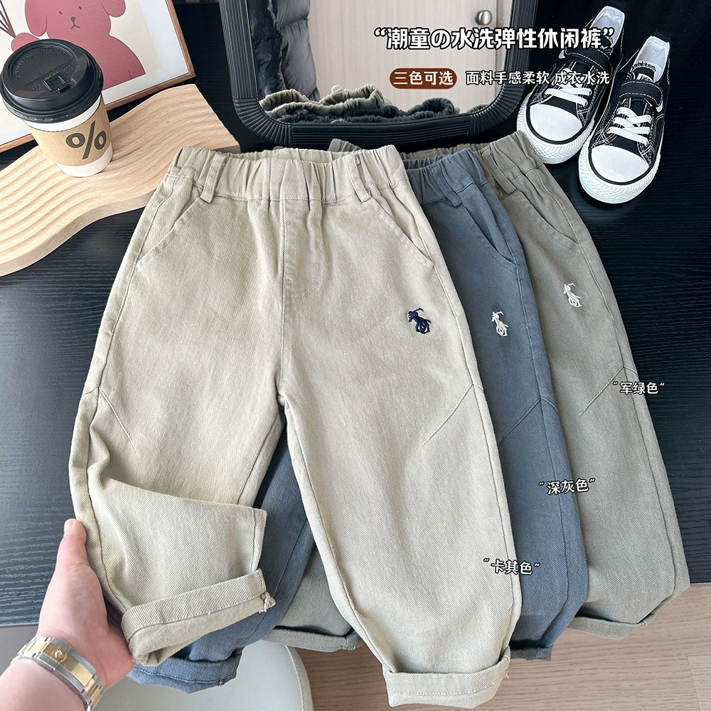 Осенний детский летний одежда, casual брюки, оптом