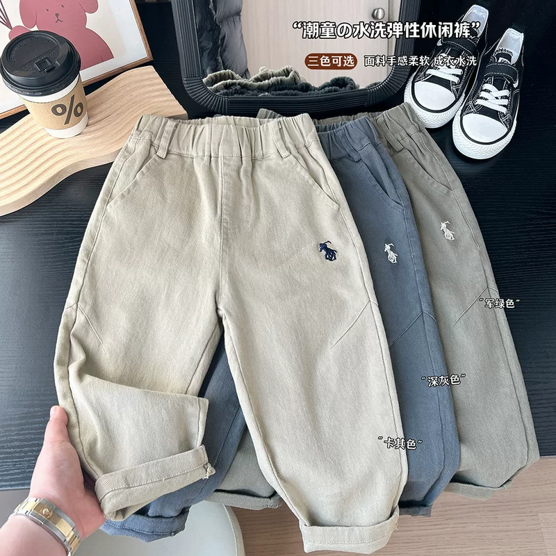 Осенний детский летний одежда, casual брюки, оптом