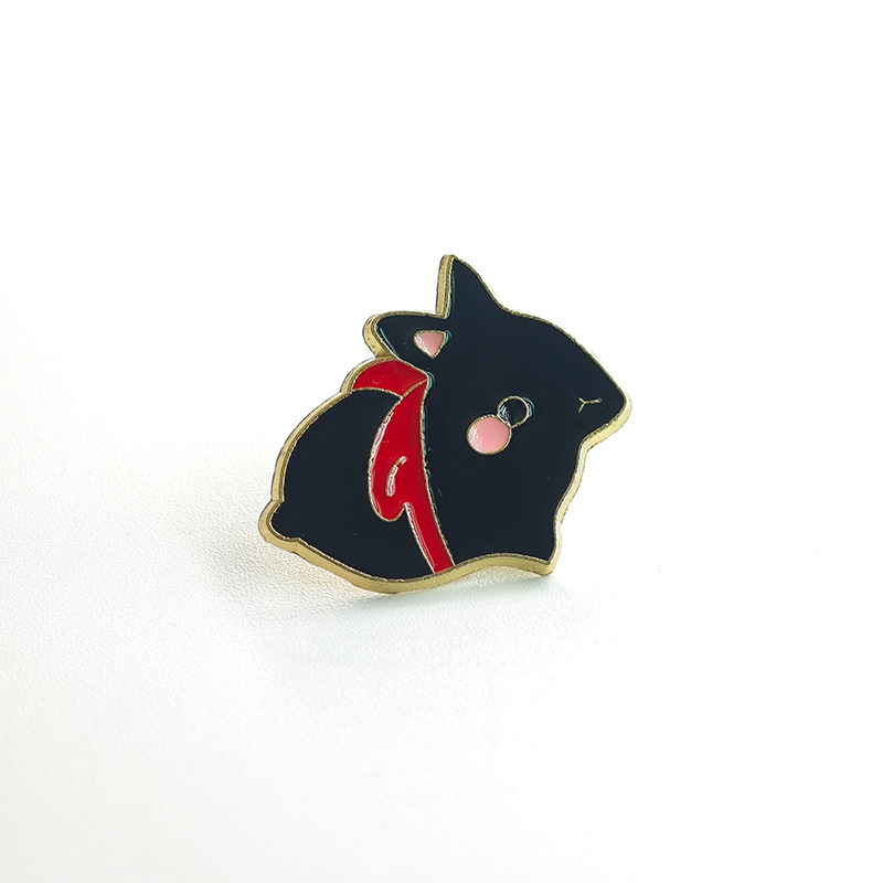 Seleccione estrictamente broche de dibujos animados lindos prendas de vestir bolsas de collar moda de viaje accesorios de diseño fábrica de insignia al por mayor