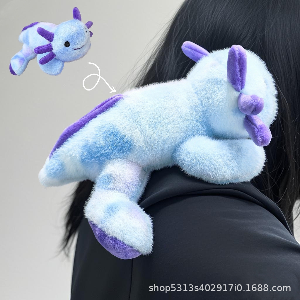 Sapphire blue and purple color in the palm of your hand