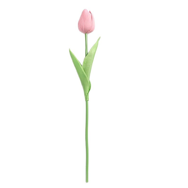 PU迷你郁金香批发家居装饰人造花束仿真植物手捧婚庆假花造景道具|undefined