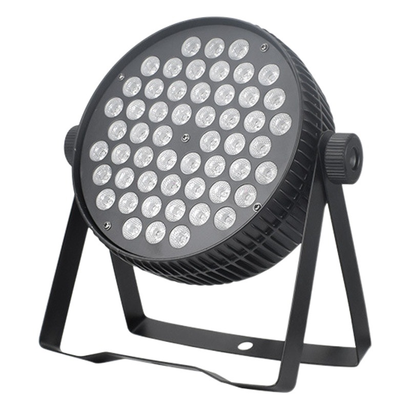 Nuevo 54 unidades 3W a todo color plana par luz teñido boda sala de baile LED superficie luz etapa equipo de luz de la lámpara conjunto completo