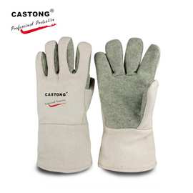 卡司顿GEII15-34耐高温400度手套 工业隔热烤箱作业防护手套