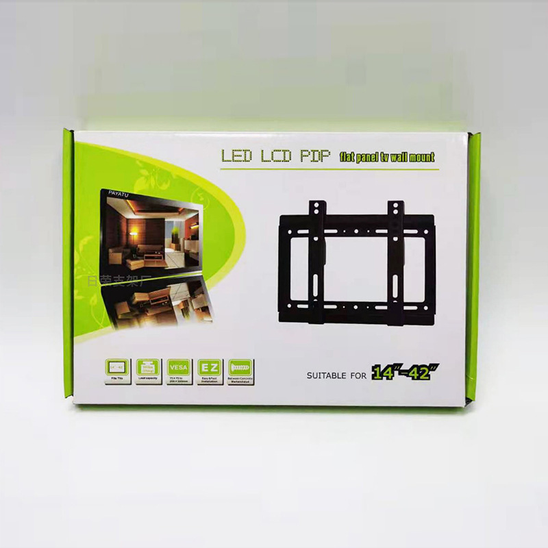 Soporte Ajustable de Pared para TV 14-42 Pulgadas de Hierro, Telescópico, para Televisores LCD y Monitores