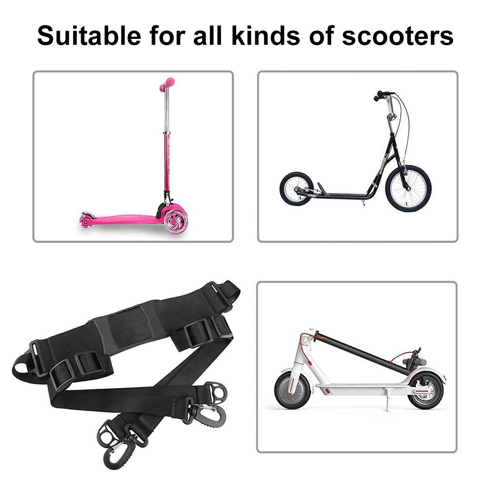 Universal Shoulder Strap for Electric Scooter M365, Foldable Electric Scooter Strap, Heavy-Duty Outdoor Shoulder Strap, Quick Release