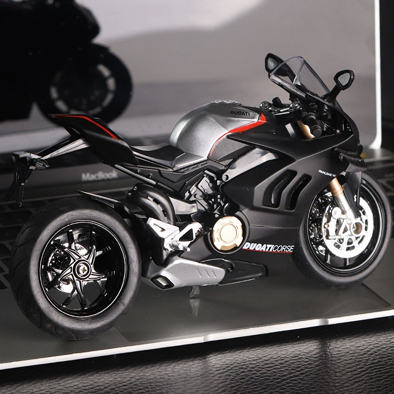 Kawasaki, металлический реалистичный мотоцикл, модель автомобиля, минифигурка, подарок на день рождения