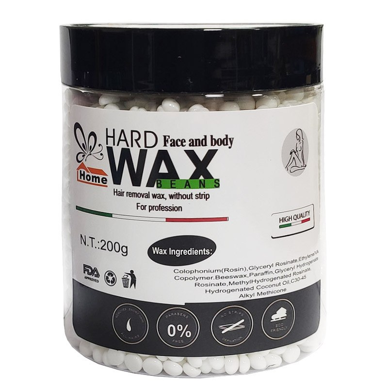 Nuevo 200g cera de abejas depilación cera frijoles depilación cera de abejas partículas sólidas crema de depilación sin papel partes privadas cera nacarada frijoles