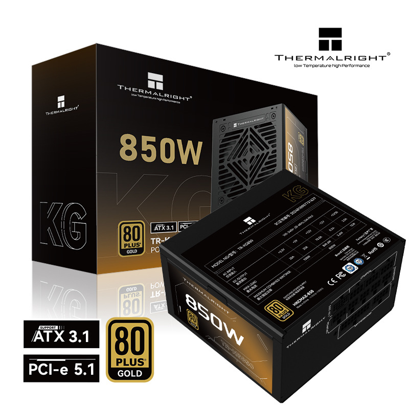 Limin Thermalright calificación 850W TR-KG850 ATX3.1 fuente de alimentación módulo completo fuente de alimentación oro