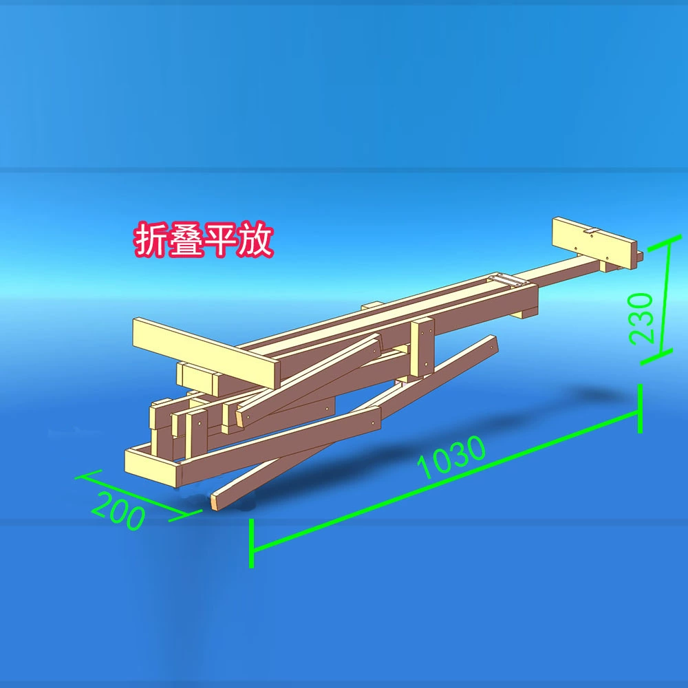 Guangxi's cheap dual-purpose large-format free-lifting tilt-folding lightweight solid beech art easel
