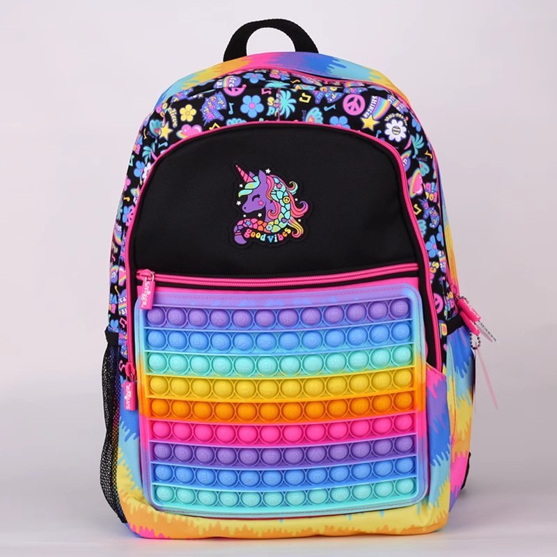 Smiggle 大型 kt ステッチ漫画ショルダー減圧大容量バックパック男性と女性の小学校子供のスクールバッグ|undefined