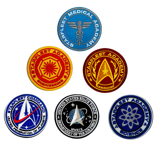 Dropshipping cross-border new embroidered Velcro patch, outer space letter badge patch patch, tactical morale cloth patch