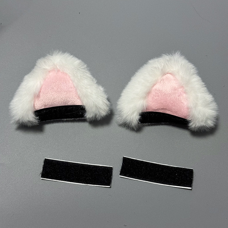 Electric Helmet Decoration Cat Ear Large Lovely Cat Accessories Motorcycle Internet Celebrant Helmet Accessories Ski Helmet Universal Sticker