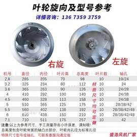 厂家直售4-72型离心风机防爆铝叶轮配件大风量排烟除尘耐磨风叶片