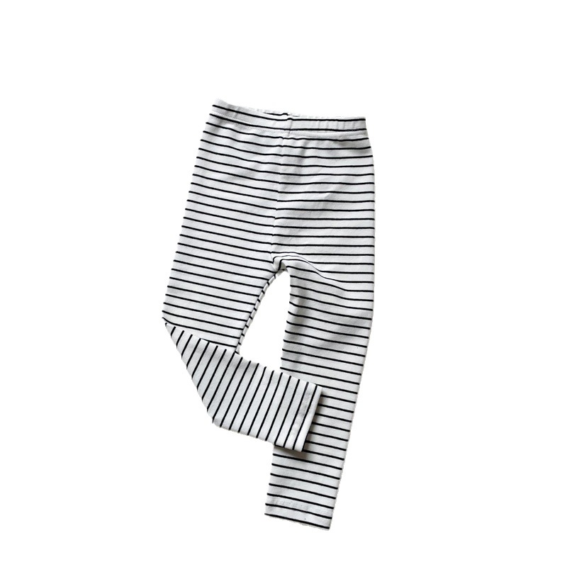 2023 Otoño e Invierno niñas SLIM-Fit color sólido polainas ropa exterior lana pull-up casual algodón bebé bottoming Pantalones