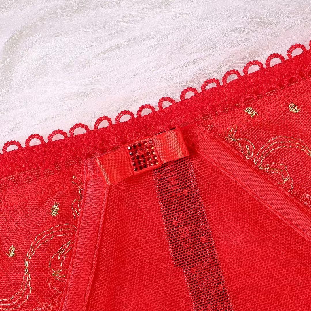 2023 New Embroidered Bra Women's Underwear Set_voghion.com