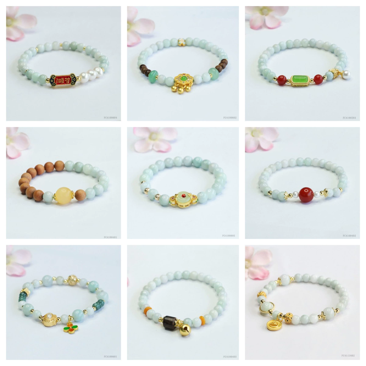 Браслет из натурального бирманского нефрита класса А Гуань Ю, этнический стиль, оптовая продажа, дропшиппинг S4100605