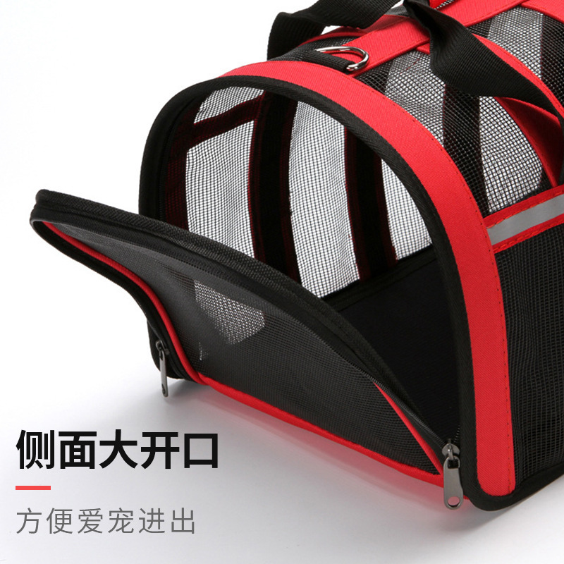 Bolsa de gato para mascotas al por mayor bolsa de perro transpirable fresco bolsa de gato bolsa de viaje portátil gato jaula