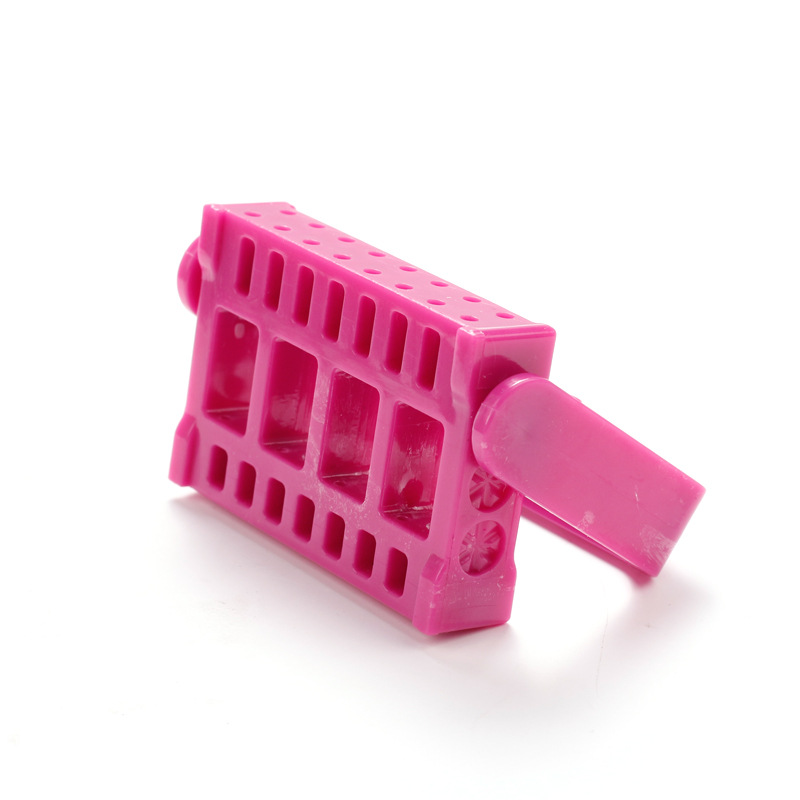 Herramientas de uñas transfronterizas soporte de exhibición de la cabeza de molienda multi-color 16-Hoyo cabeza de molienda rack caja de almacenamiento cabeza de molienda Jack soporte de mesa